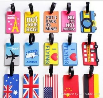 silicone baggage tag holder 