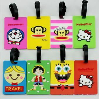 silicone baggage tag holder  3