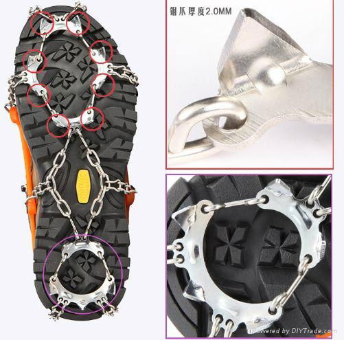 Safe rubber elastic resistance shoes ice grips magic spike 5