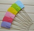 Eco-friendly healthy silicone cake knife spoon 3