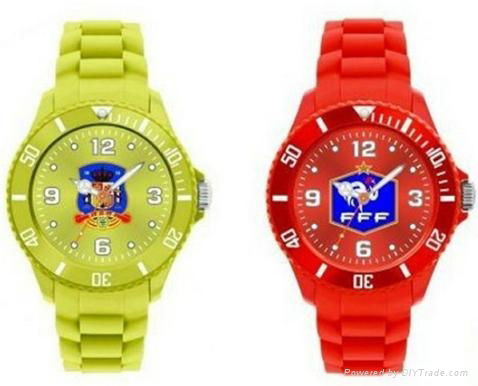 New fashion eco-friendly candy jelly silicone watch 5