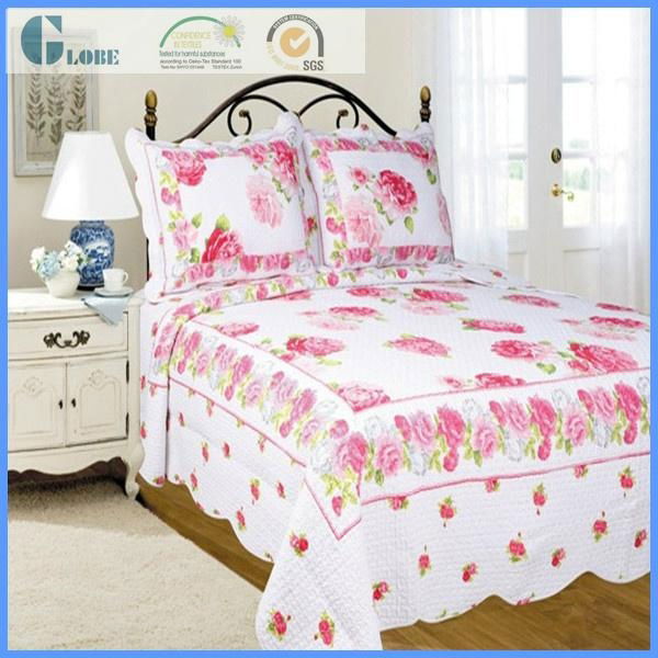 China manufactor soft cotton home bed sheet thin patchwork quilt 