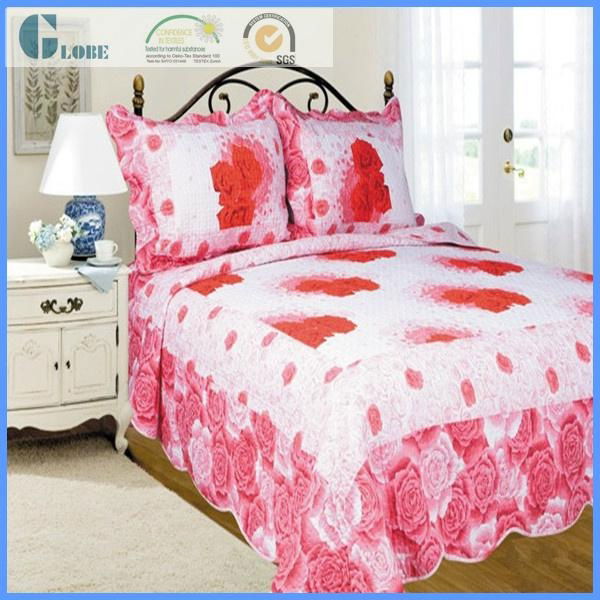 China manufactor soft cotton home bed sheet thin patchwork quilt  3