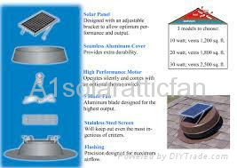 SOLAR ATTIC FAN 2