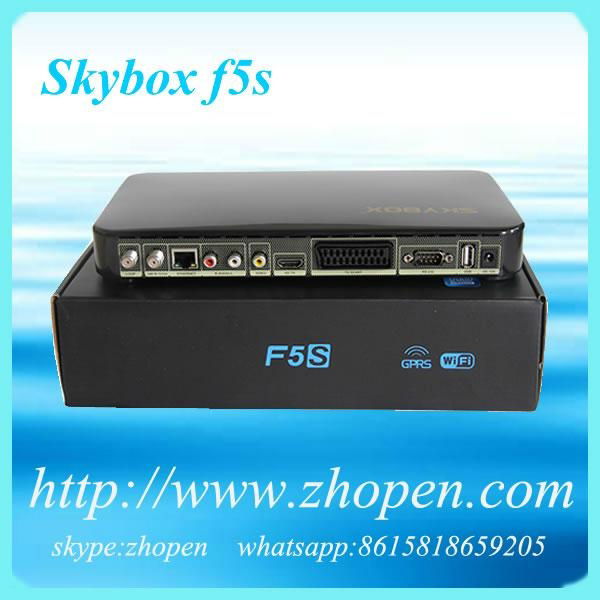 Original VFD Screen Full HD Digital Satellite Receiver Skybox F5S 2