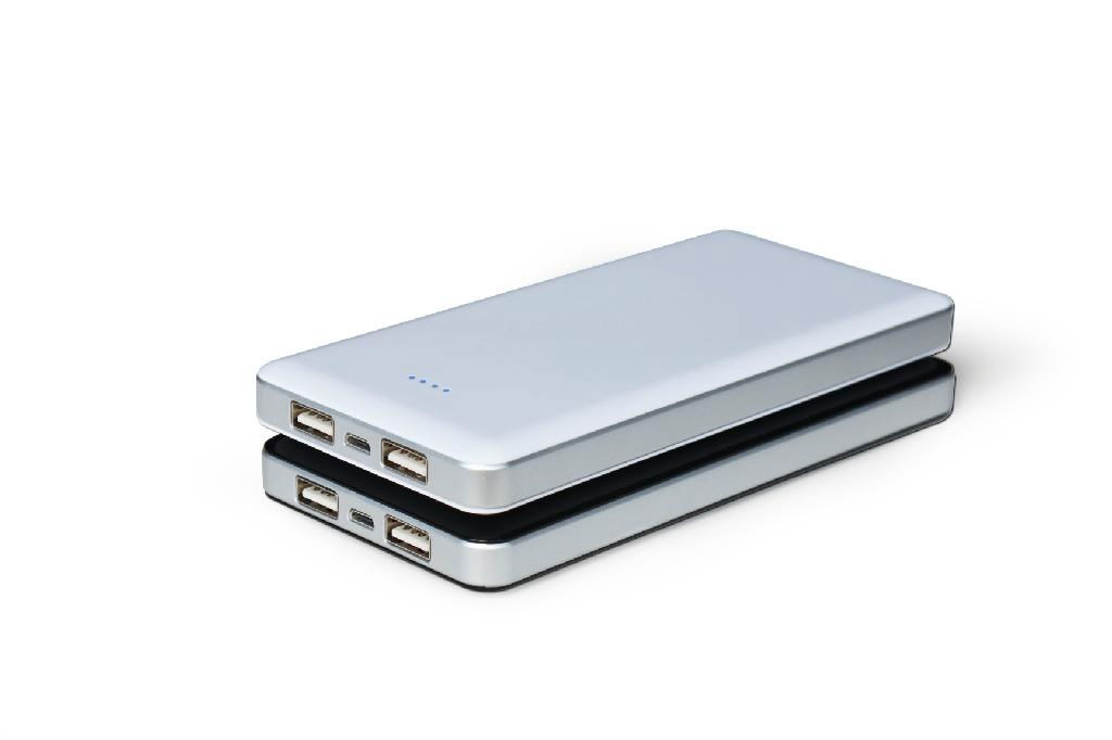 Economic polymer battery cell power bank 12000mah capacity 4