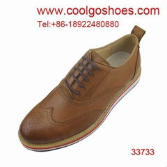 2014 popular Italian dress high fashion leather men shoes style