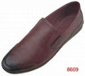 2014 hot selling Comfortable and breathable men leather casual loafers supplier