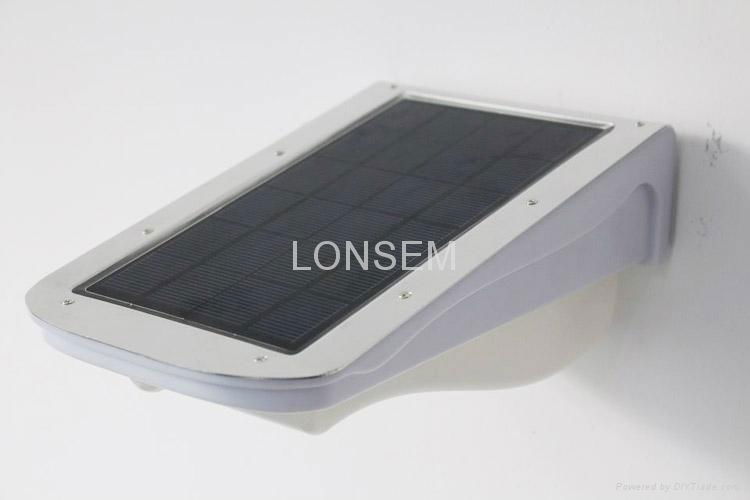 Solar Powered Motion Sensor Light