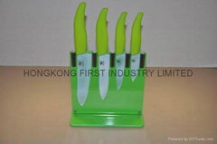 FST-4001 colorful knife sets  ceramic kitchen wares china 