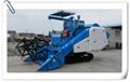 Full feed self propelled rice and wheat combine harvester 3