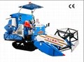 Full feed self propelled rice and wheat combine harvester 4