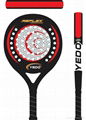 China 2014 new OEM carbon fiber graphite paddle beach racket 1