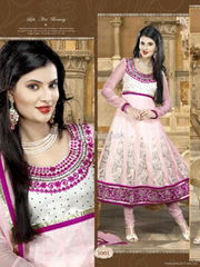 Matwali- Light Pink color Semi-stitched Salwar Kameez