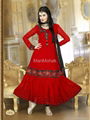 Matwali - Deep Red Color Semi-stitched