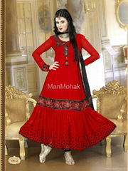 Matwali - Deep Red Color Semi-stitched