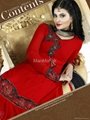 Matwali - Deep Red Color Semi-stitched Salwar Kameez 2
