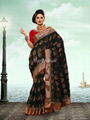 Matwali - Fascinating Black Color Georgette Saree