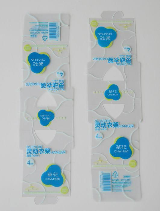 Heat Sealed Folded Clear Plastic Blister Card Packing 3