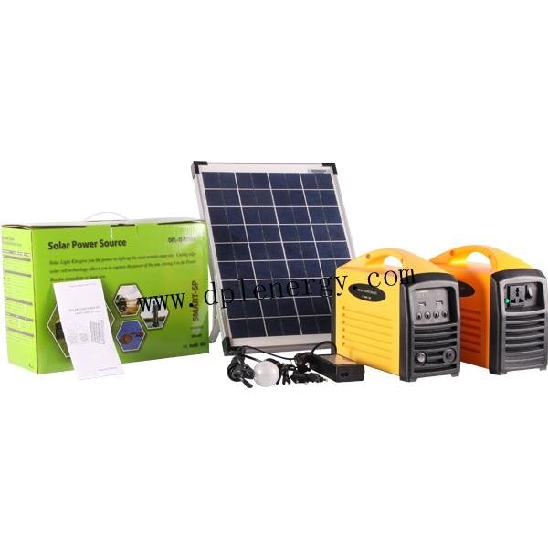 CE approved portable solar battery charger kit