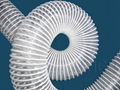 PVC air hose with pvc coated steel wire reinforcement 2