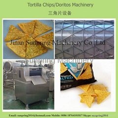Corn tortilla chips doritos machine
