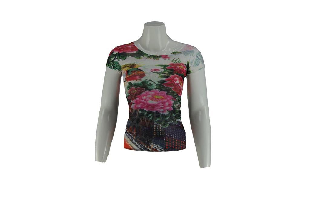 women promotion casual blank sublimated t shirt 2