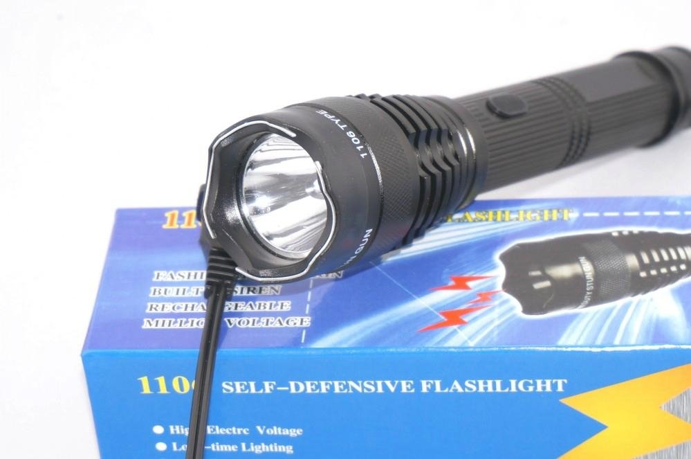 1106 Self-defense Flashlight Torch High-power Impact Security Set 2