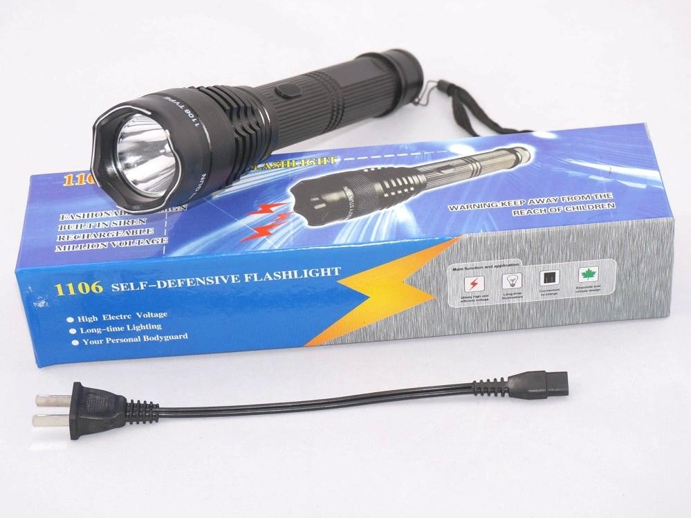 1106 Self-defense Flashlight Torch High-power Impact Security Set 3
