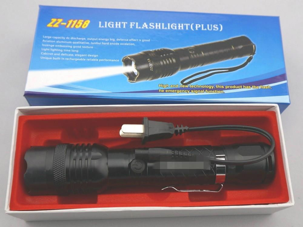 1158  Multifunctional Self-defense Flashlight Torch High-power Impact 2