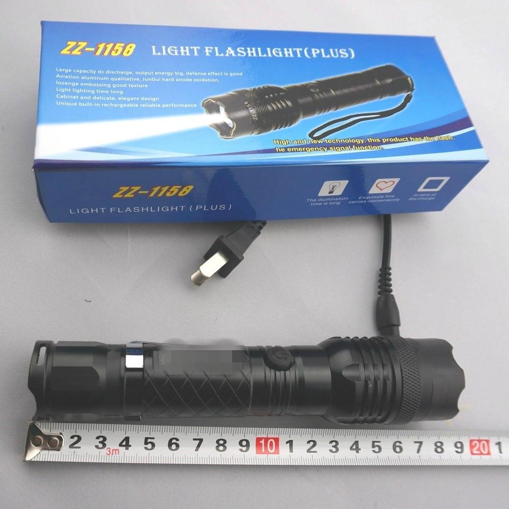 1158  Multifunctional Self-defense Flashlight Torch High-power Impact 4