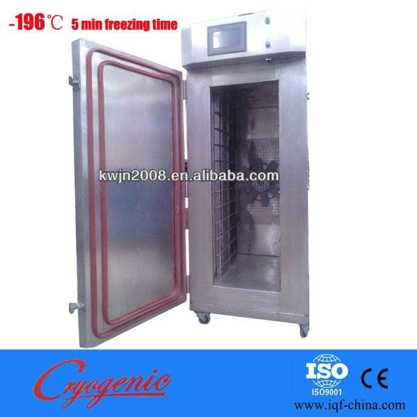 China stainless steel liquid nitrogen quick freezing machine