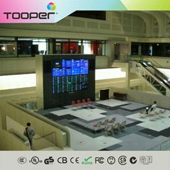 PH12.5 securities exchange Indoor LED Display Screen 