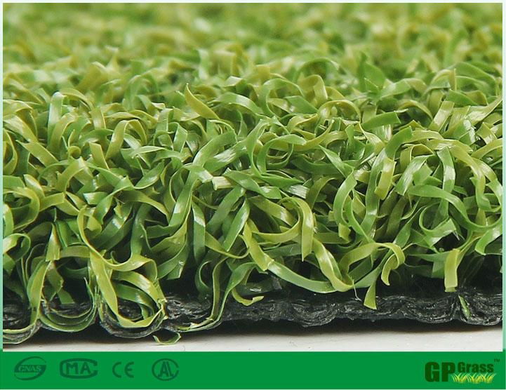 11mm Dtex6000 Green Monofilament Pp Curl Golf Artificial Turf For Outdoor Sport