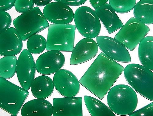 Green Onyx Freeform Loose Cabochon Gemstone 3