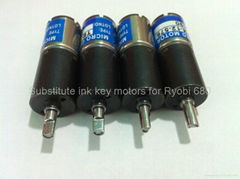 Substitute ink key motors for Ryobi 680