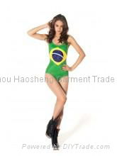 2014 BRAZIL FLAG ONE-PIECE SWIMWEAR BIKINI