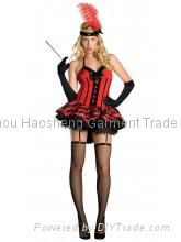 2014 Sexy Red Pirate Halloween Costume 4