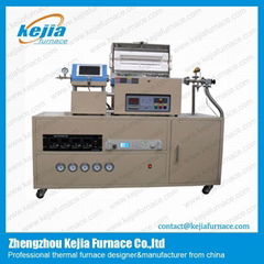 PE-CVD (Plasma Enhanced Chemical Vapor Deposition) tube furnace system for Graph