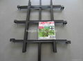 PE coated steel garden trellis fence set 1