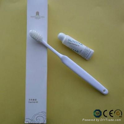 Disposable Toothbrush with Toothpaste for Hotel 2