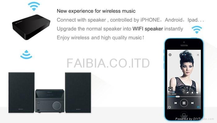 Range Extender - Wirelessly Stream Stereo Music to Home Speaker or audio System  1