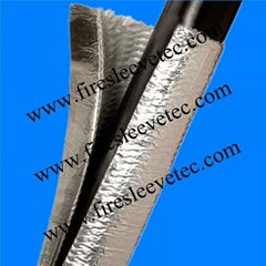 aluminum fiberglass heat reflective sleeve