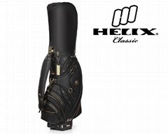 Helix Leather Golf Cart Bag/Golf Travel Bag
