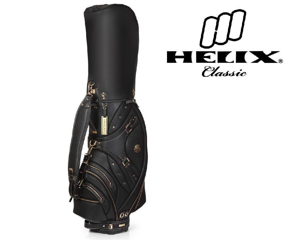 Helix Leather Golf Cart Bag/Golf Travel Bag