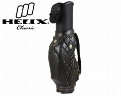 Helix Golf Leather Bag/Golf Travel Bag