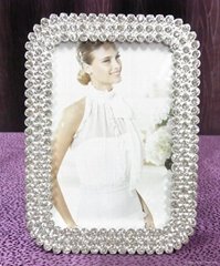 shiny beads photo frame
