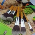 6pcs bamboo beauty makeup brush 1