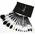 15pcs professional makeup brush sets with a bag 1