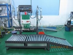 Semi-Auto Weighing Filling Machine 200L with Double Nozzles    